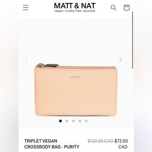 Matt & Nat Vegan Triplet crossbody bag